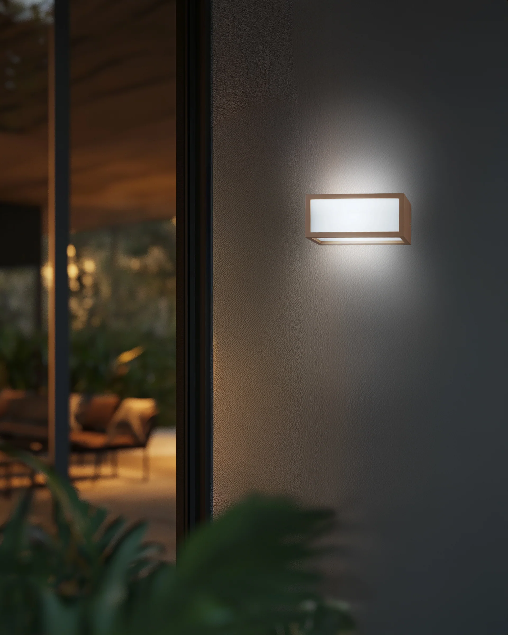 Applique esterno Mask luce diretta - Corten - Image 3