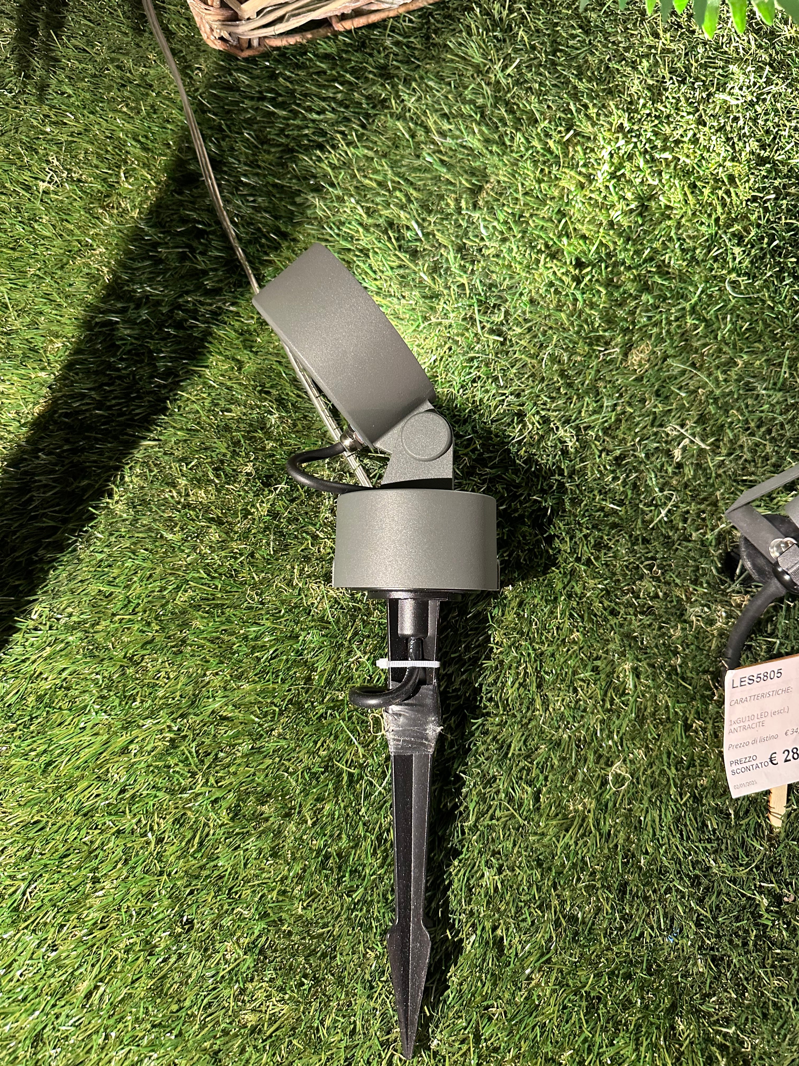 Faretto su picchetto Chack Big - Antracite - Image 4