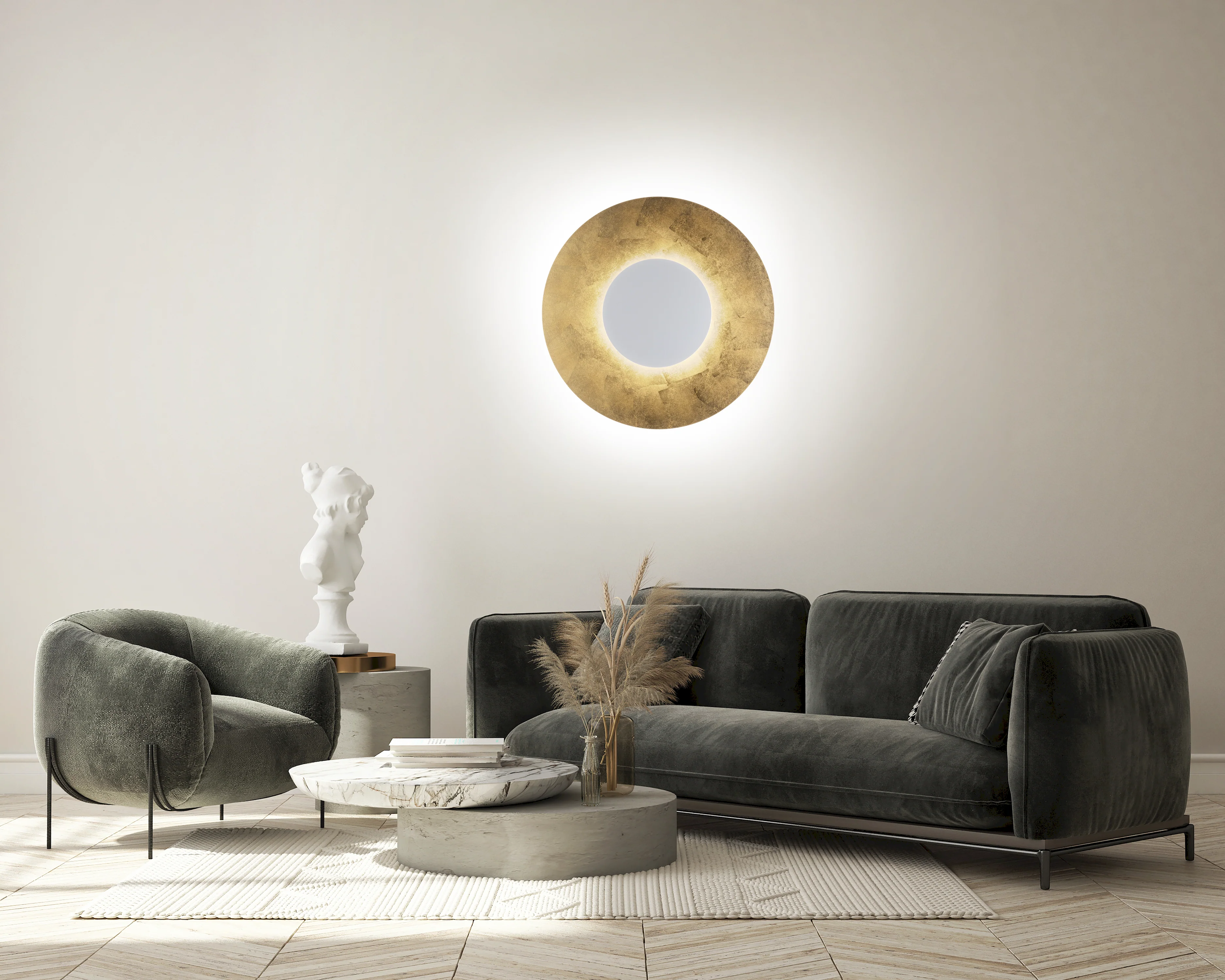 Plafoniera/Applique Moon 65 - Oro - Image 8