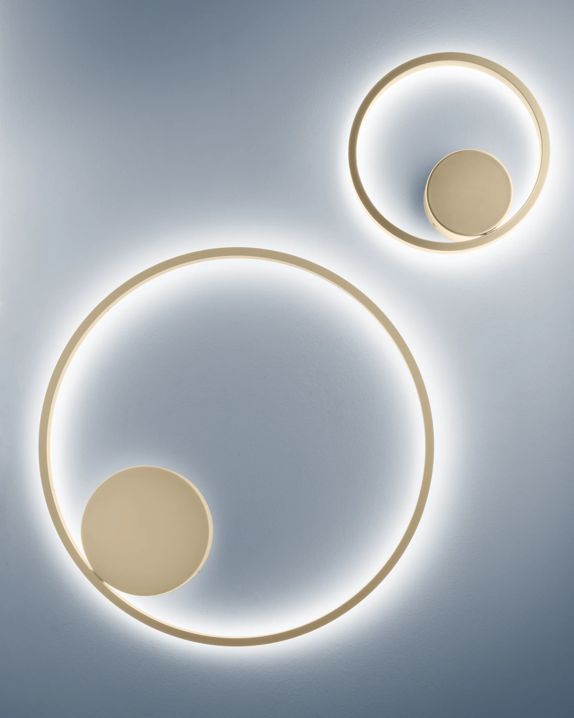 Plafoniera e Applique Eclisse luce indiretta - Oro - Image 4