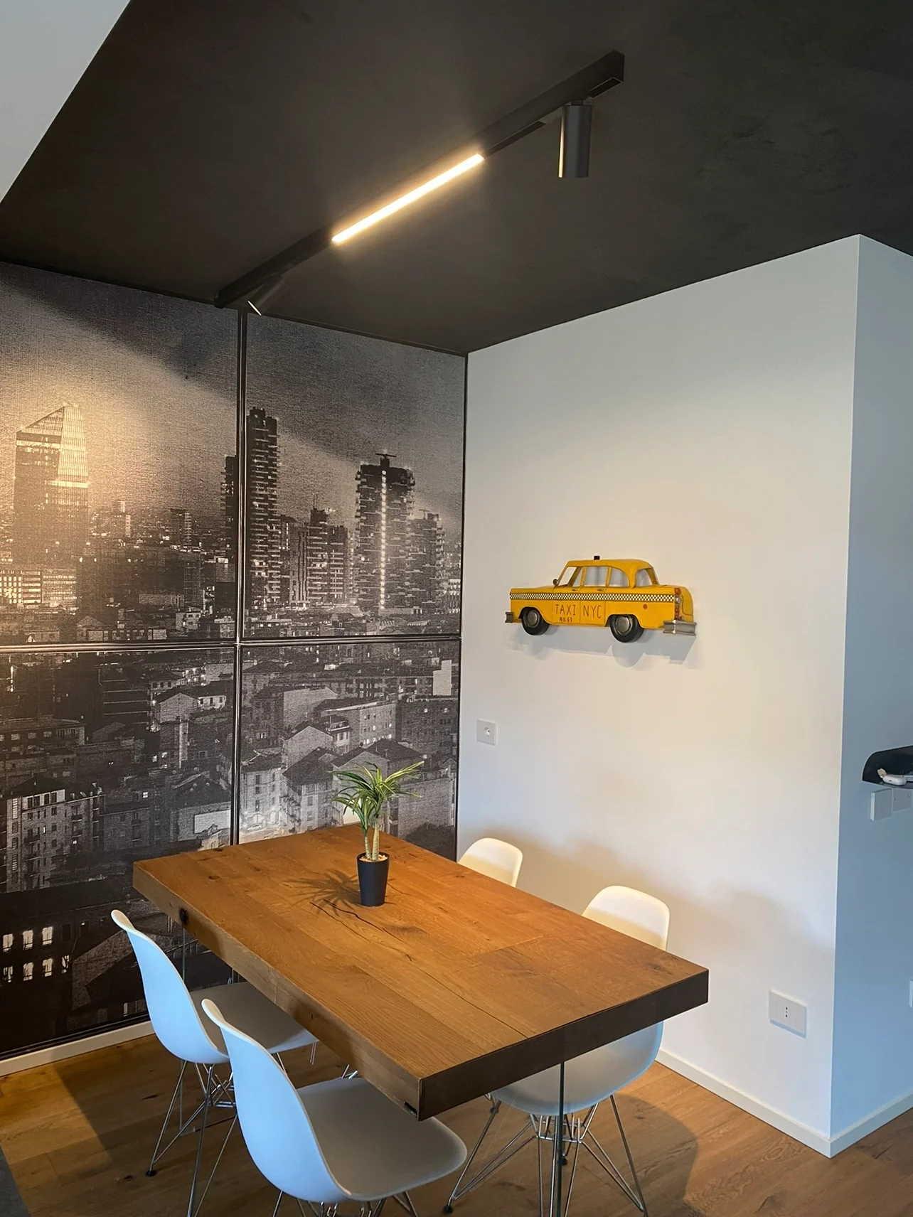 Sistema Birds - Binario 100cm magnetico 48v - Nero - Image 11